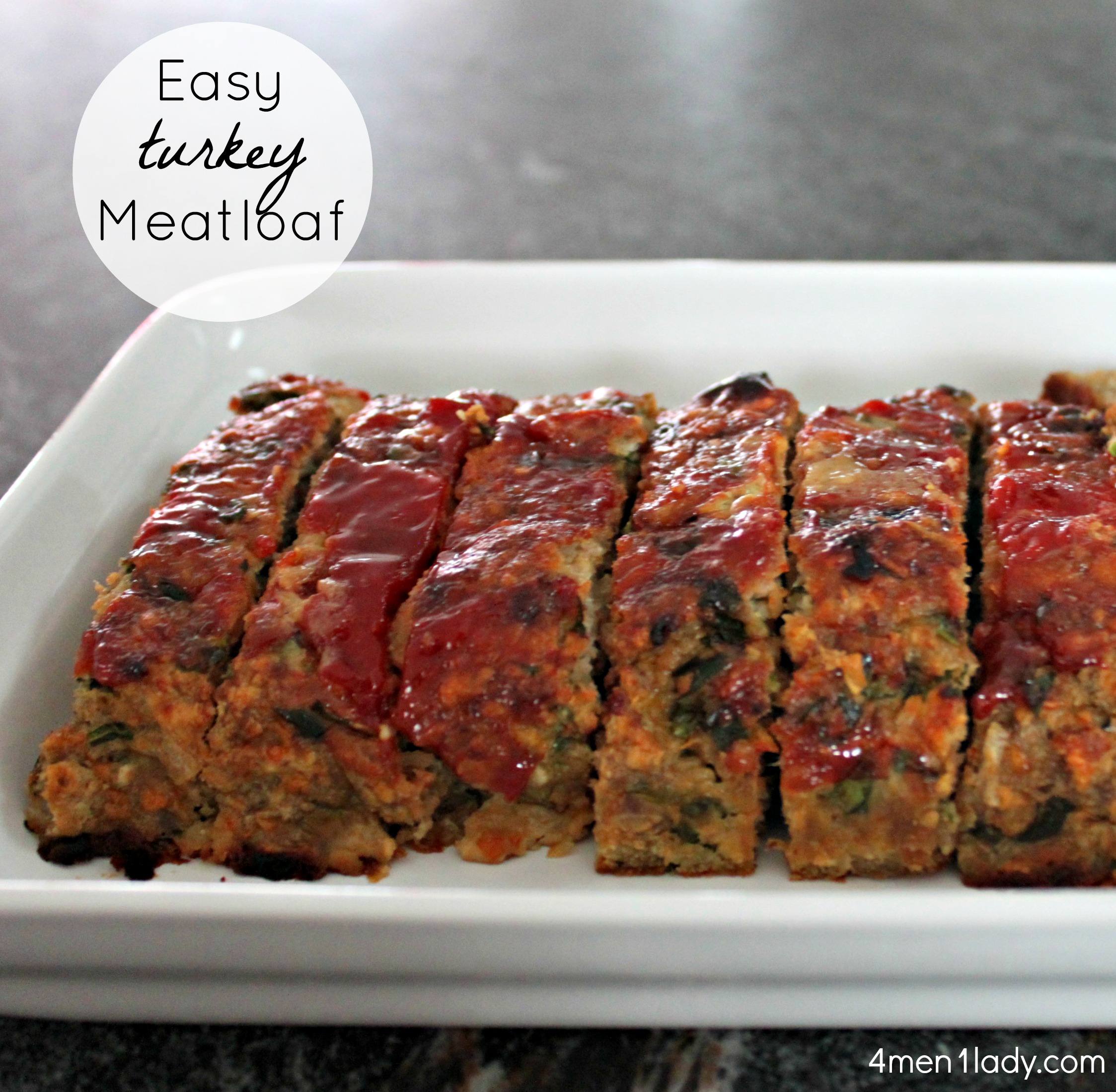 Healthy Turkey Meatloaf {with Spinach & Herbs} - Family Table Treasures