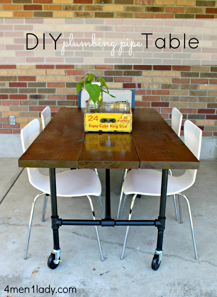 diy industrial dining table