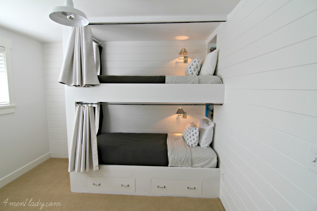 built in bunk beds
