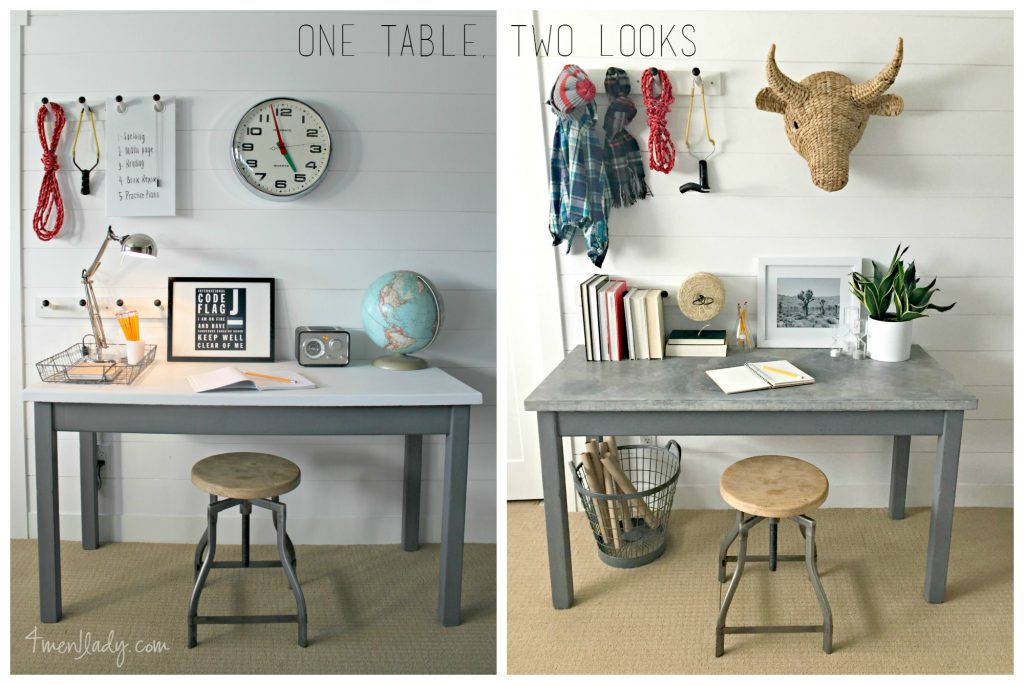 One table, two looks